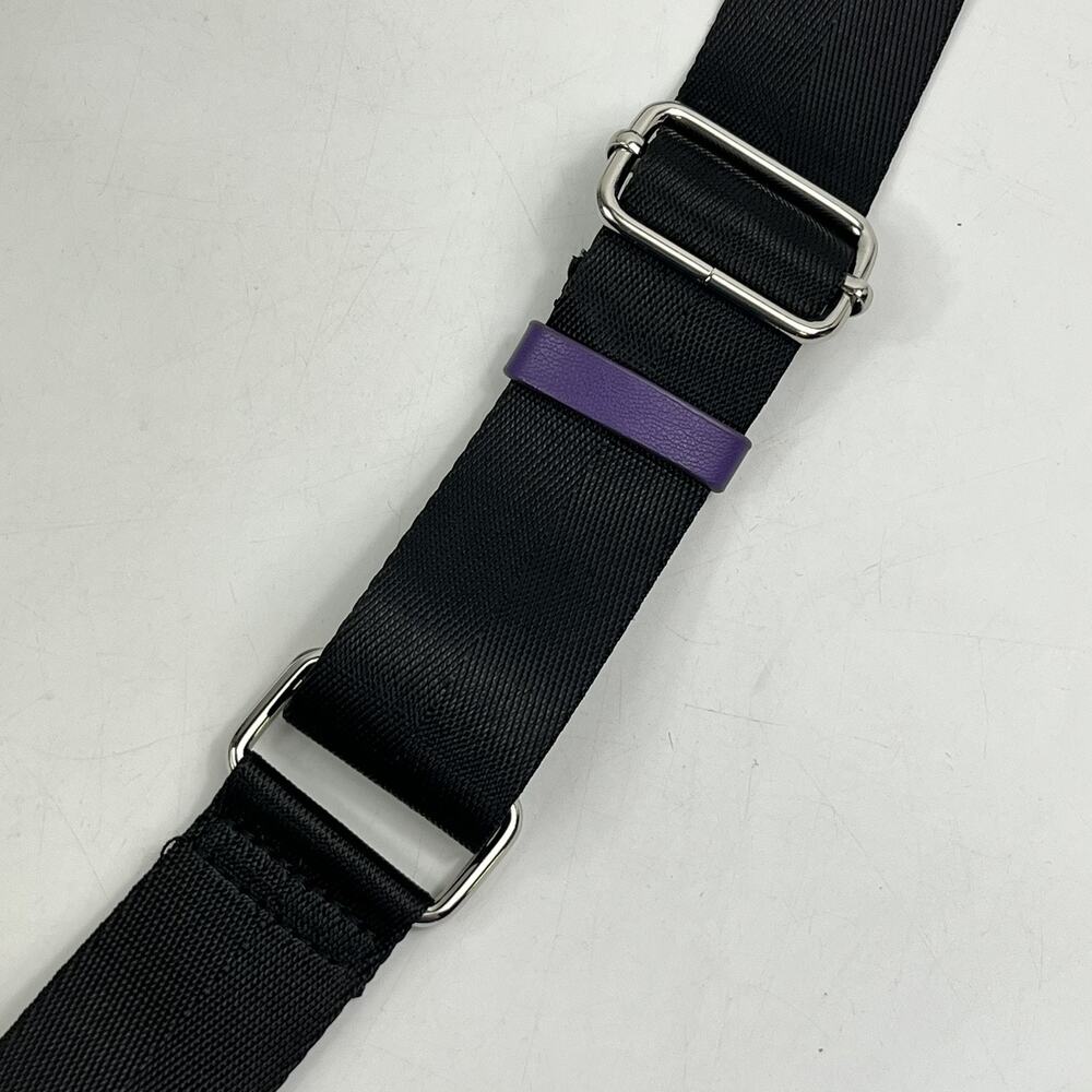 Parfois Womens Crossbody Bag Purse Purple Plum Double Zip Adjustable Strap - Picture 5 of 15